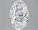 Natural Diamond 4.01 Carats, Oval with  Cut, D Color, VS1 Clarity and Certified by GIA