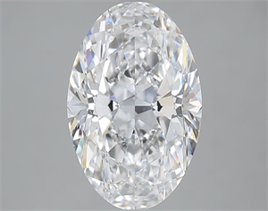 Picture of Natural Diamond 4.01 Carats, Oval with  Cut, D Color, VS1 Clarity and Certified by GIA