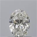 Natural Diamond 0.51 Carats, Oval with  Cut, G Color, VVS1 Clarity and Certified by IGI