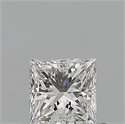 Diamante Natural 0.51 quilates, Princesa , Color E, claridad VS1 y certificado GIA