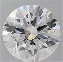 Lab Grown Diamond 3.56 Carats, Round with Ideal Cut, E Color, VS1 Clarity and Certified by IGI