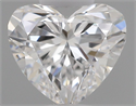 Natural Diamond 0.40 Carats, Heart with  Cut, D Color, SI1 Clarity and Certified by GIA