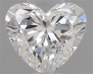 Picture of Natural Diamond 0.40 Carats, Heart with  Cut, D Color, SI1 Clarity and Certified by GIA