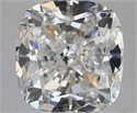 Natural Diamond 2.52 Carats, Cushion with  Cut, E Color, VS2 Clarity and Certified by GIA