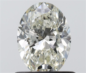 Picture of Natural Diamond 0.73 Carats, Oval with  Cut, J Color, VVS1 Clarity and Certified by IGI