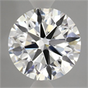 Lab Grown Diamond 2.76 Carats, Round with Ideal Cut, E Color, VS1 Clarity and Certified by IGI