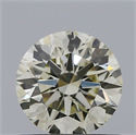 Natural Diamond 0.70 Carats, Round with Excellent Cut, L Color, SI2 Clarity and Certified by IGI