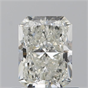 Natural Diamond 0.74 Carats, Radiant with  Cut, J Color, VVS1 Clarity and Certified by GIA