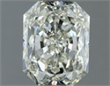 Natural Diamond 1.01 Carats, Radiant with  Cut, J Color, VS2 Clarity and Certified by IGI