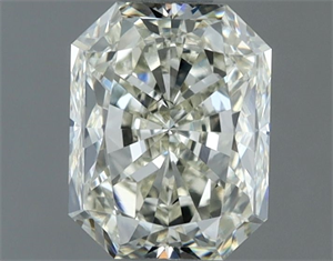 Picture of Natural Diamond 1.01 Carats, Radiant with  Cut, J Color, VS2 Clarity and Certified by IGI