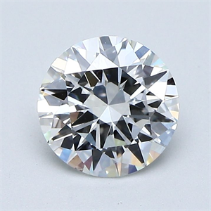 Picture of Natural Diamond 1.20 Carats, Round with Very Good Cut, E Color, VS2 Clarity and Certified by GIA