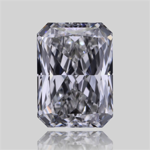 Picture of Natural Diamond 0.72 Carats, Radiant with  Cut, H Color, VVS1 Clarity and Certified by GIA
