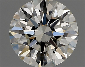 Picture of Natural Diamond 0.70 Carats, Round with Excellent Cut, J Color, VS1 Clarity and Certified by GIA