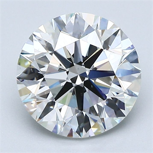 Picture of Natural Diamond 2.51 Carats, Round with Excellent Cut, G Color, SI1 Clarity and Certified by GIA