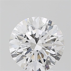 Picture of Lab Grown Diamond 2.34 Carats, Round with Ideal Cut, D Color, IF Clarity and Certified by IGI