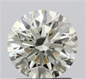 Natural Diamond 1.21 Carats, Round with Excellent Cut, L Color, VS1 Clarity and Certified by IGI