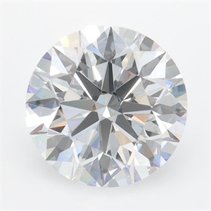 Picture of Lab Grown Diamond 2.03 Carats, Round with Ideal Cut, D Color, VVS2 Clarity and Certified by IGI