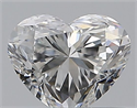 Natural Diamond 0.41 Carats, Heart with  Cut, G Color, SI2 Clarity and Certified by GIA