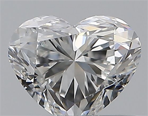 Picture of Natural Diamond 0.41 Carats, Heart with  Cut, G Color, SI2 Clarity and Certified by GIA