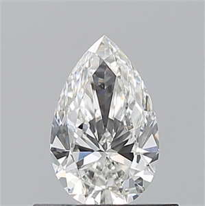 Picture of Natural Diamond 0.50 Carats, Pear with  Cut, G Color, VS1 Clarity and Certified by GIA