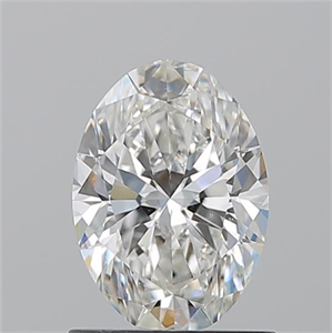 Foto Diamante Natural 1.01 quilates, Ovalado , Color H, claridad VS2 y certificado GIA de