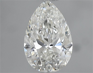 Picture of Natural Diamond 0.50 Carats, Pear with  Cut, G Color, VVS2 Clarity and Certified by IGI