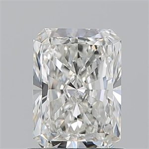Picture of Natural Diamond 1.03 Carats, Radiant with  Cut, H Color, SI1 Clarity and Certified by GIA