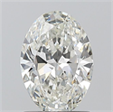 Diamante Natural 1.01 quilates, Ovalado , Color H, claridad SI1 y certificado GIA
