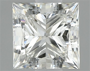 Picture of Natural Diamond 0.80 Carats, Princess with  Cut, J Color, VVS2 Clarity and Certified by GIA