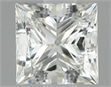 Natural Diamond 0.80 Carats, Princess with  Cut, J Color, VVS2 Clarity and Certified by GIA