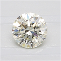Diamante Natural 0.80 quilates, Redondo , Color N, claridad VS2 y certificado GIA