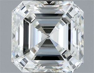 Picture of Natural Diamond 1.01 Carats, Asscher with  Cut, H Color, VS2 Clarity and Certified by IGI
