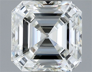 Picture of Natural Diamond 1.01 Carats, Asscher with  Cut, H Color, VS2 Clarity and Certified by IGI
