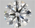 Lab Grown Diamond 4.61 Carats, Round with Ideal Cut, G Color, VS1 Clarity and Certified by IGI