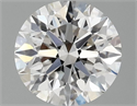 Lab Grown Diamond 1.05 Carats, Round with Excellent Cut, F Color, VVS2 Clarity and Certified by IGI