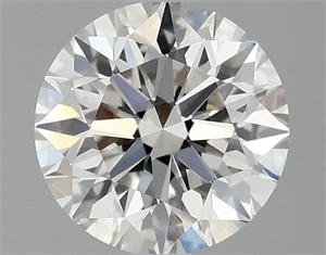 Picture of Lab Grown Diamond 1.05 Carats, Round with Excellent Cut, F Color, VVS2 Clarity and Certified by IGI
