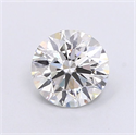 Lab Grown Diamond 1.03 Carats, Round with Excellent Cut, F Color, VVS2 Clarity and Certified by IGI