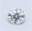 Natural Diamond 0.75 Carats, Round with Excellent Cut, I Color, SI2 Clarity and Certified by GIA
