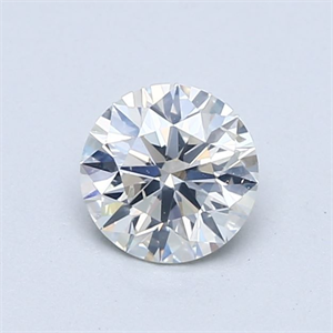 Picture of Natural Diamond 0.75 Carats, Round with Excellent Cut, I Color, SI2 Clarity and Certified by GIA
