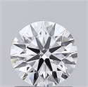 Del inventario de diamantes de laboratorio, 0.85 quilates, Redondo , Color D, claridad VS1 y certificado IGI