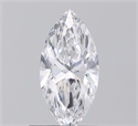 Natural Diamond 0.55 Carats, Marquise with  Cut, D Color, VS2 Clarity and Certified by GIA