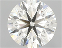 Natural Diamond 1.01 Carats, Round with Very Good Cut, I Color, VS2 Clarity and Certified by GIA