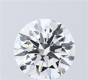 Picture of Lab Grown Diamond 3.01 Carats, Round with Ideal Cut, D Color, VVS1 Clarity and Certified by IGI