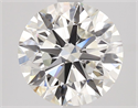 Diamante Natural 2.11 quilates, Redondo , Color I, claridad VVS1 y certificado GIA