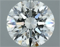 Natural Diamond 1.01 Carats, Round with Excellent Cut, G Color, VS2 Clarity and Certified by IGI