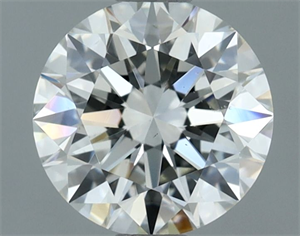 Picture of Natural Diamond 1.01 Carats, Round with Excellent Cut, G Color, VS2 Clarity and Certified by IGI