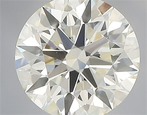 Picture of Natural Diamond 0.71 Carats, Round with Excellent Cut, J Color, VS1 Clarity and Certified by IGI