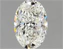 Natural Diamond 0.76 Carats, Oval with  Cut, G Color, VVS2 Clarity and Certified by GIA