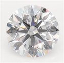 Lab Grown Diamond 2.54 Carats, Round with Ideal Cut, D Color, IF Clarity and Certified by IGI
