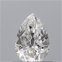 Diamante Natural 0.50 quilates, De pera , Color F, claridad VS2 y certificado GIA